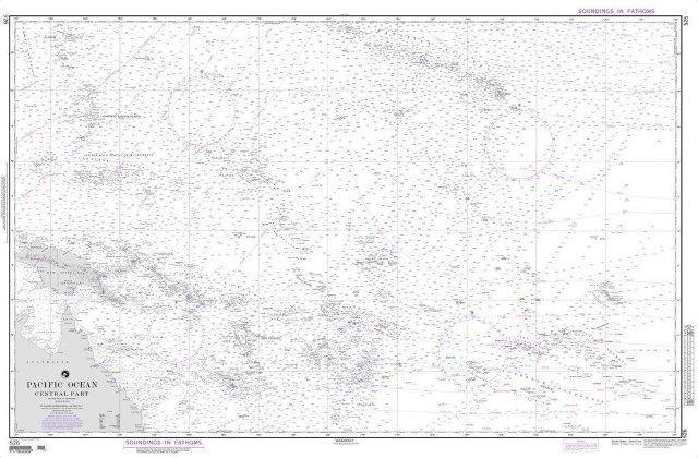NGA Chart 526: Pacific Ocean (Central Part)