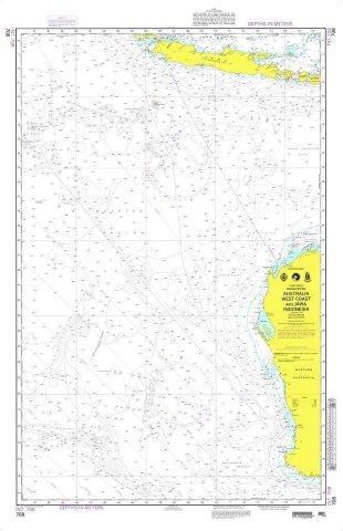 NGA Chart 708: Australia West Coast and Jawa Indonesia