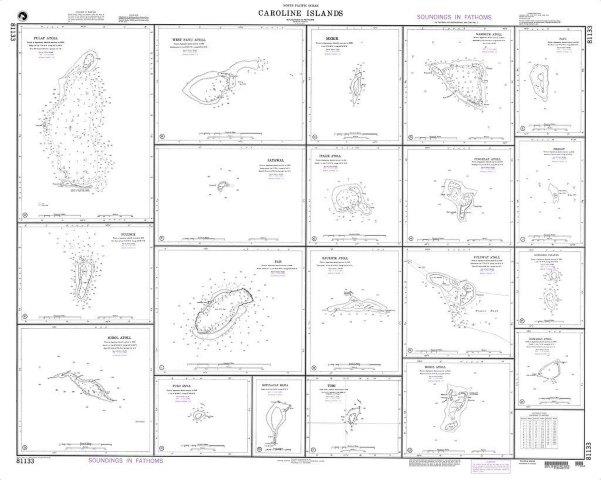 NGA Chart 81133: Caroline Islands Plans: H. Pingelap Atoll