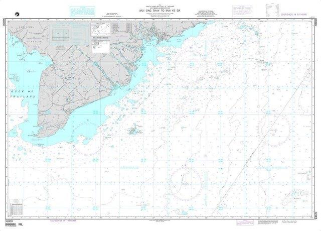 NGA Chart 93020: Mui Ong Thay to Mui Ke Ga (OMEGA)
