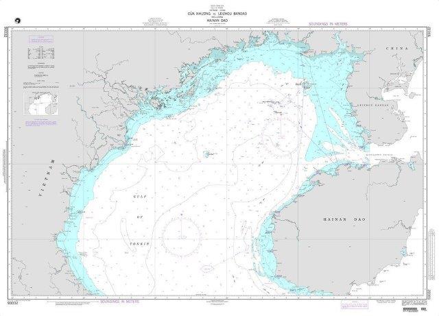 NGA Chart 93032: Cua Nhuong to Leizhou Bandao including Hainan Dao