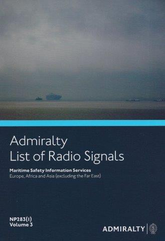 Admiralty List of Radio Signals (ALRS): Volume 3, Part 1