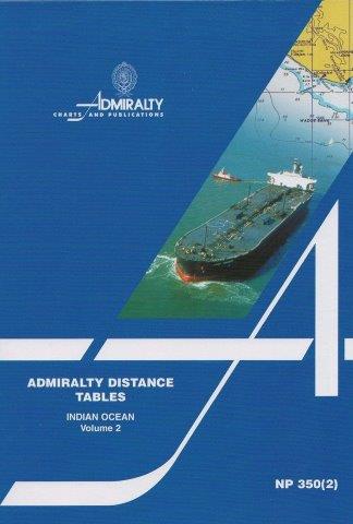 Admiralty Distance Tables Vol. 2, Indian Ocean