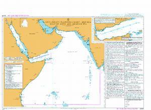 BA Chart Q6099: Maritime Security Chart - Red Sea, Gulf of Aden and Arabian Sea.