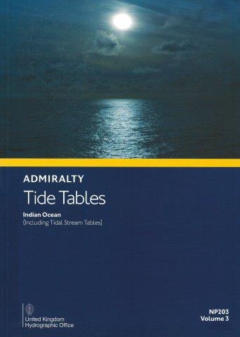 Admiralty Tide Tables, Vol. 3, Indian Ocean and South China Sea (including Tidal Stream Tables)