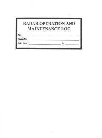 Radar Logbook
