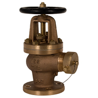 JMS7305 10K Bronze Angle Hose Valve with ANSI thread - 65mm - 2.1/2"