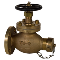 JMS7305 10K Bronze Globe Hose Valve with ANSI thread - 40mm - 1.1/2"