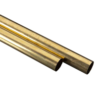 Metric Aluminum Brass Tubing - 20.0mm O.D. x 1.0mm Wall Thickness