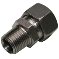 Male Stud Coupling Thread NPT - Equipped B3 Ring - CS - 10 mm O.D.