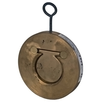 PN16 Swing Check Valves, Wafer Style Short, Bronze Valve - Size 250