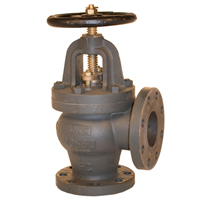 10K Cast Steel SDNR Angle Valve - 50 - with LRS Class Certificate