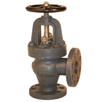 16K Cast Iron SDNR Angle Valve SS Trim - 50
