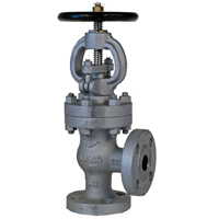 40K Cast Steel Angle Valve - 50 - with LRS Class Certificate