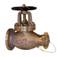 10K Bronze Hose Globe Valve Nakajima System - 40