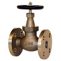16K Bronze SDNR UB Globe Valve - 15
