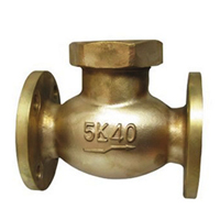5K Bronze Globe Lift Check Valve - 40