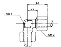 Steel Pipe Elbow - Length - 35.0 mm