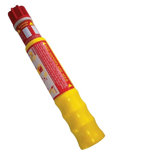 RED HANDFLARE MK8 PAINS WESSEX, 9529000 - SOLAS/MED/USCG