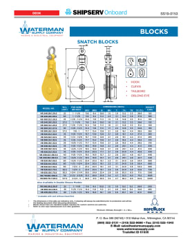 Thumbnail for spec sheet 0153SS0619w.pdf