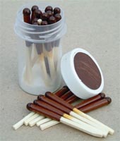 WINDPROOF MATCHES 25 PER TUB