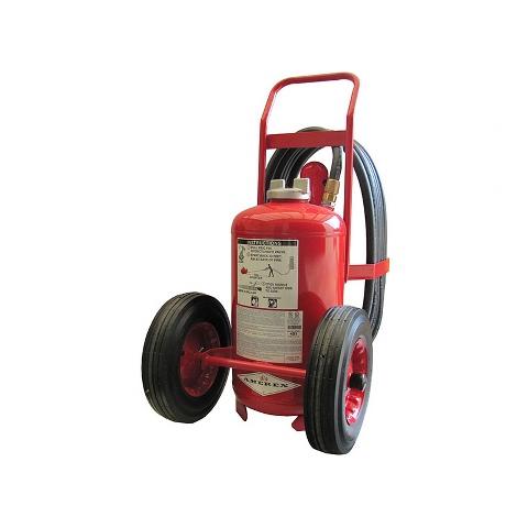 Amerex Wheeled Extinguisher Dry Chemical Stored Pressure 125lb