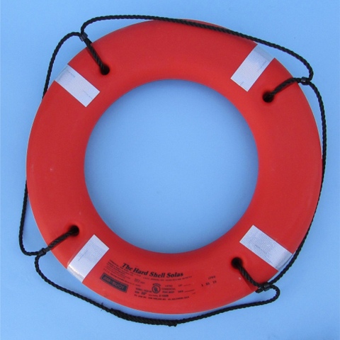 Jim Buoy Lifebuoy Ring 30'', USCG/SOLAS, Orange