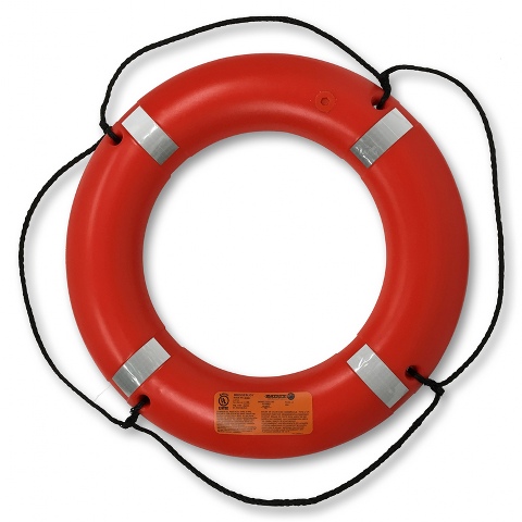Datrex Lifebuoy Ring 30'' w/Reflective tape "DECKBUOY", 2.5kg USCG/SOLAS/MED/TC