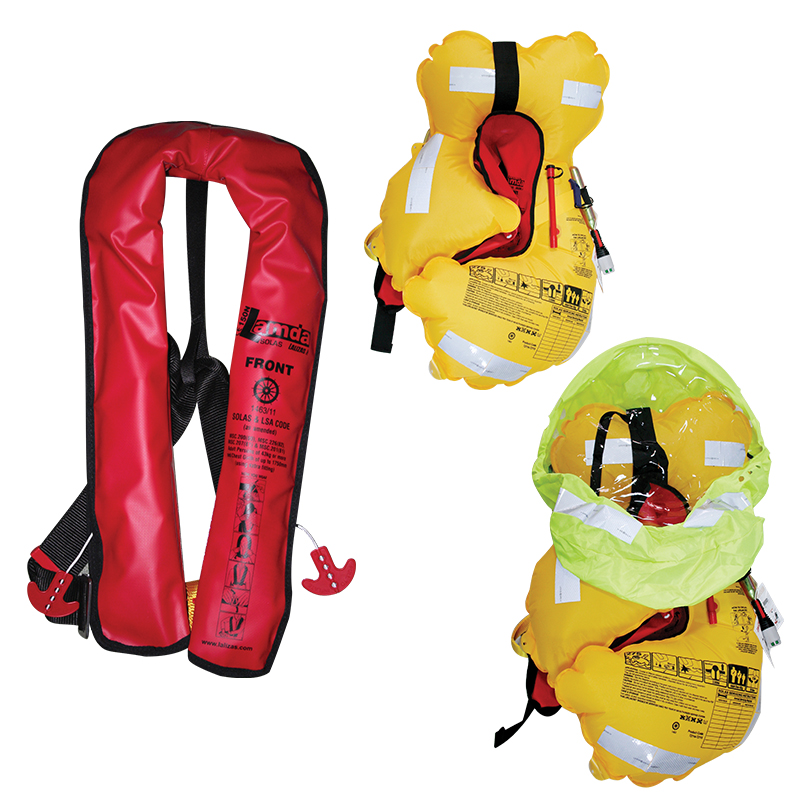 LALIZAS Inflatable Lifejacket Lamda Auto 275N, SOLAS
