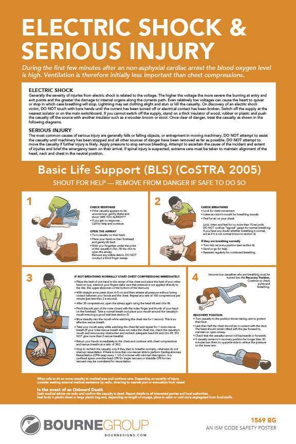 Electric Shock and Serious Injury 300mm x 457mm