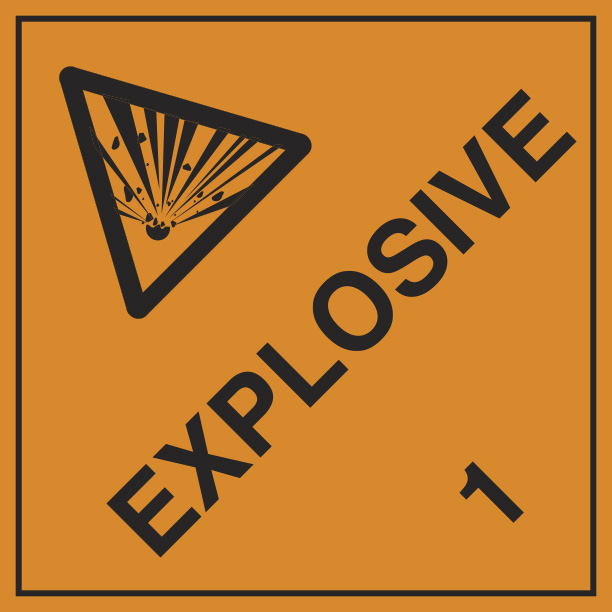 Explosive (1) 250mm x 250mm