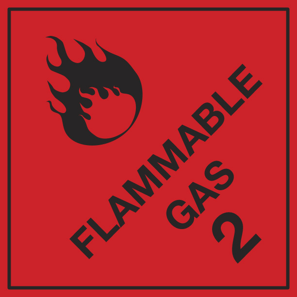 Flammable Gas (2) 250mm x 250mm