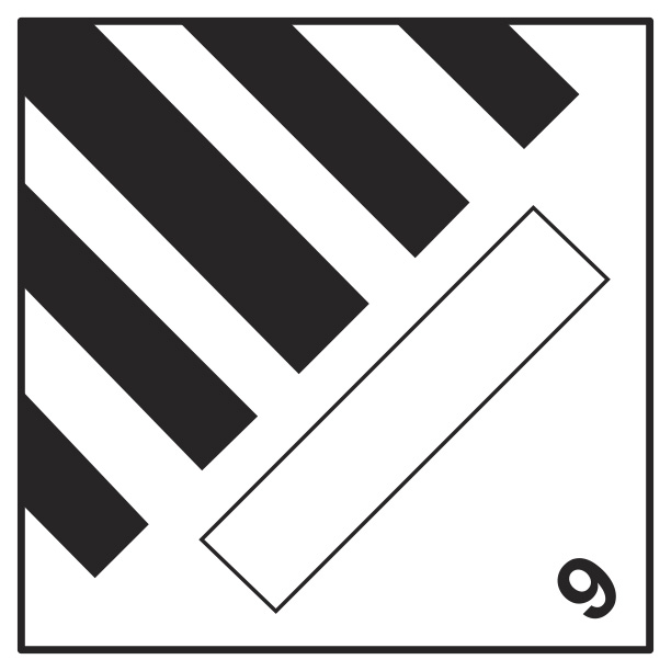 Hazard Diamond (9) 250mm x 250mm