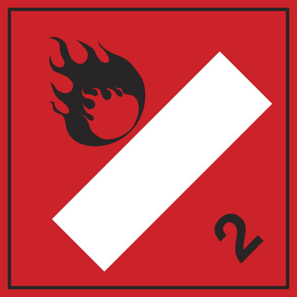 Hazard Diamond (2) 250mm x 250mm