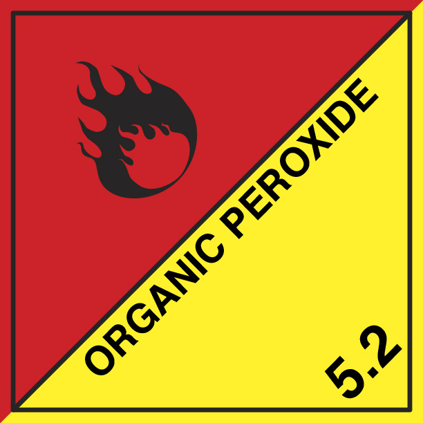 Organic Peroxide (5.2) 250mm x 250mm