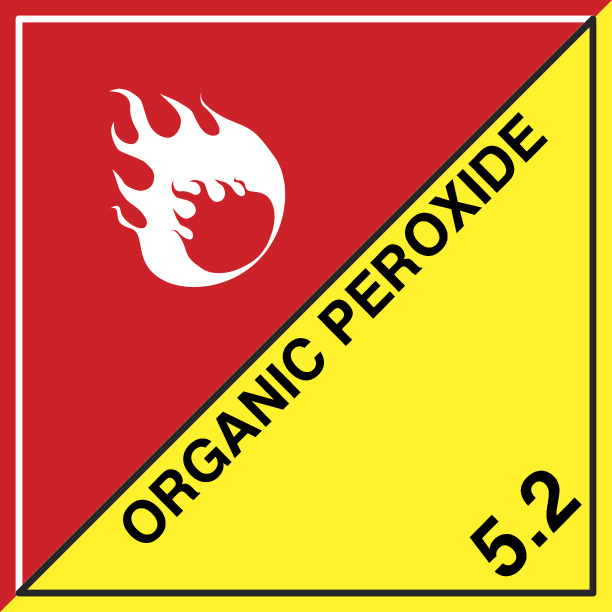 Organic Peroxide (5.2) 250mm x 250mm