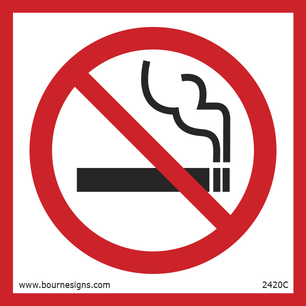 No Smoking 150mm x 150mm