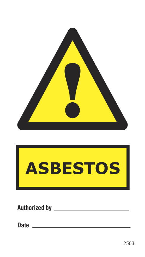 Asbestos (10 per pack) 75mm x 150mm