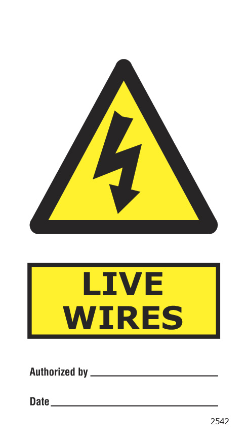 Live Wires (10 per pack) 75mm x 150mm