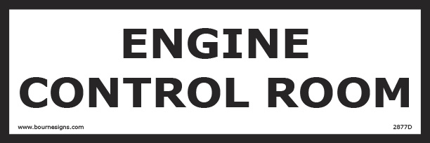 Engine Control Room 300mm x 100mm