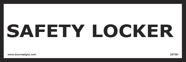 Safety Locker 300mm x 100mm