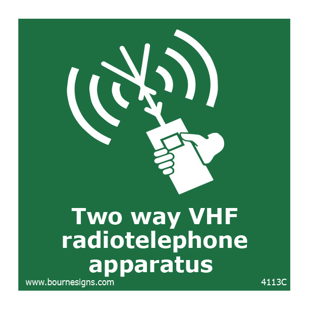 Two-Way VHF Radiotelephone Apparatus (Survival Craft Portable Radio) 150mm x 150mm
