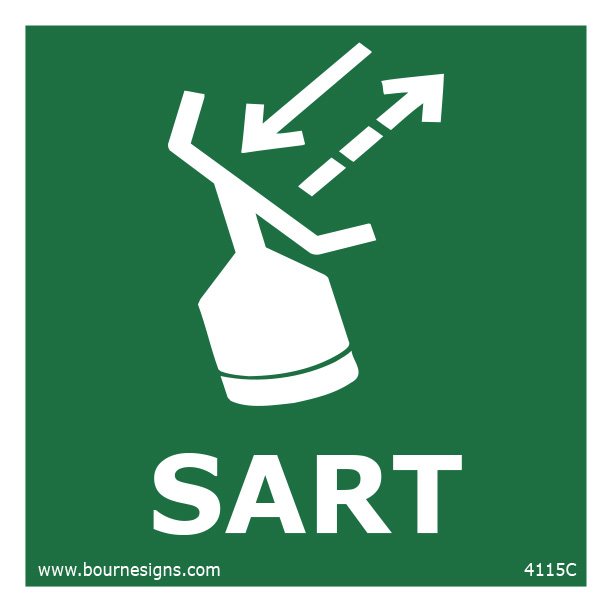 Search and rescue locating device (SART) 150mm x 150mm