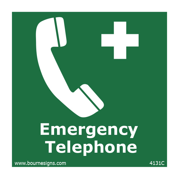 Emergency Telephone 150mm x 150mm