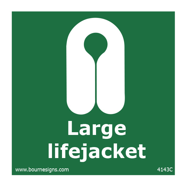Large Lifejacket 150mm x 150mm