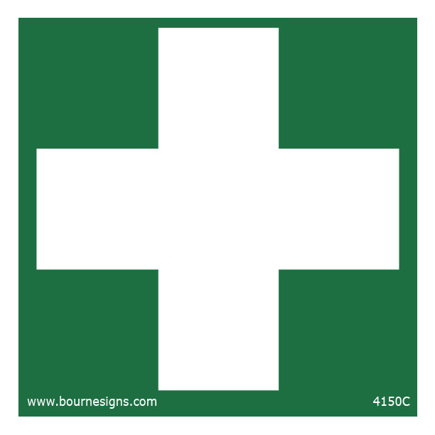 First Aid 150mm x 150mm