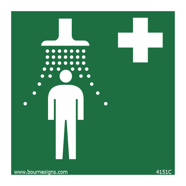 Emergency Shower 150mm x 150mm