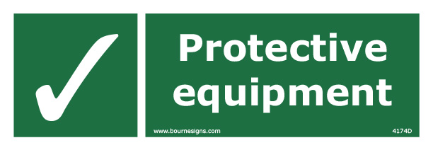 Protective Equipment 300mm x 100mm