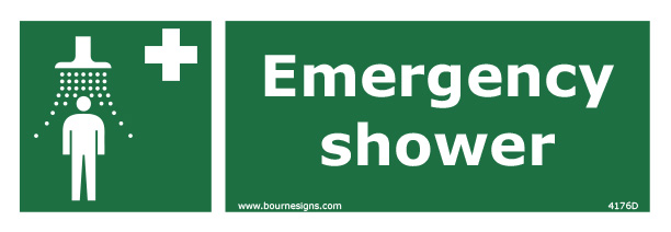 Emergency Shower 300mm x 100mm