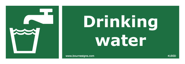 Drinking Water 300mm x 100mm
